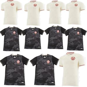 2024 2025 Bästa kvalitet Fabric Club Universitario de Deportes University of Peru Black Soccer Jerseys 23 24 Home Men fans version fotbollströjor