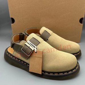 Jorge II entupida sandálias Sandals Sandals Shearling Mula Slippers Cork moda de camurça de verão Slides de couro de praia Mulheres do tamanho de homens