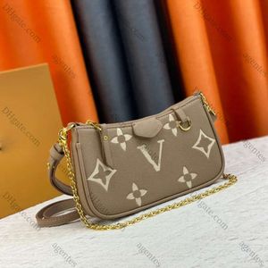 Hot Leather Crossbody Handbag Mini Designer Shoulder Bag Chain Women Tote Purse Printing Letter Black Messenger Bag Zipper Switch