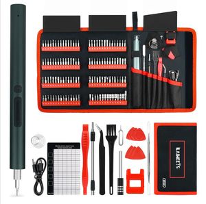 137 I 1 Precise Electric Screwdriver Set med 120 bitar 2 växlar Moment Portable Magnetic Repair Tools Typec Fast laddning 240402