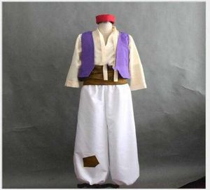 Custom Made Aladdin Lamp Prince Aladdin Costume For Adult Man Dance Party Movie Cosplay Costume Y09039304469