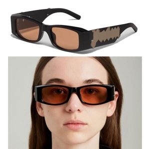 Sunglasses Mens temple with Metal Oversized letters Womens glasses designer PERI001 Black Brown sunglasses original box8249586