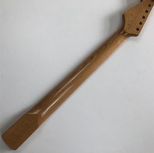 Roasted Maple Guitar Neck 22 Fret 255 Inch Maple Fingerboard Dot Inlay And Bone Nut Gloss9514246