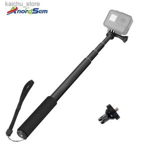 Monopodi selfie monopodi GoPro a gambe singolo Stick Selfie Stickie Stick Selfie Waterproof Holdie Stick Stick Installazione GoPro Hero 7 6 5 Xiaomi 4K DJI Y240418