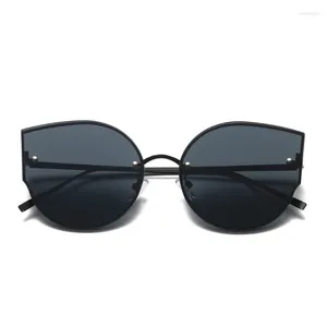 Occhiali da sole Donne di moda per gatti Eye Designer Vintage Mirroring Eyele Shades Drop