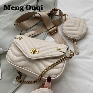 Bag 2024 Mulheres PU Couro PU CORAÇÃO SOLID EM MESSENGER CHINE