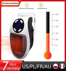 Aquecedores espaciais Plugue portátil do aquecedor elétrico Aquecedor de parede Aquecimento do fogão Mini Máquina mais quente do radiador doméstico para Wi1595974