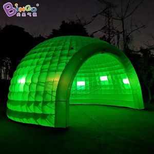 10x10x4.5mH (33x33x15ft) Newly design advertising inflatable lighting dome tent air blown trade show tent blow up canopy marquee for party event decoration