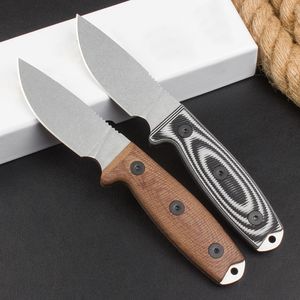 Offerta speciale H2045 Sopravvivenza esterna Knife dritta 9CR18Mov Stone Wash Blade Tang G10 G10 Hand Outdoor Camping Hunting Hunting Fix Fila Blade With Kydex