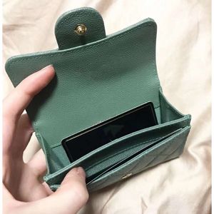 Kartenhalter Cowide Caviar Bag Lingge Flip Mini Ball Muster Zero Wallet Wallet