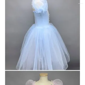 Стадия ношения девочек -юбки для балетной юбки Профессионал профессиональный лебеди