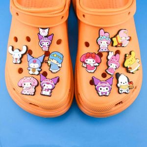 High Quality New Design Cartoon Rubber Lucky Charms Chs Cute Shape for Shoes Decoration Girls Gifts jibbitz shoe charms