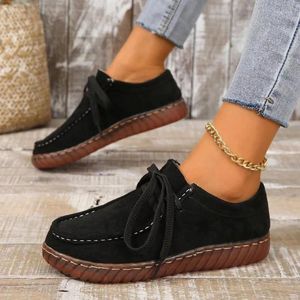 Casual Shoes European And American Minimalist Women's 2024 Autumn Winter Comfortable Flat Vulcanized Trafza