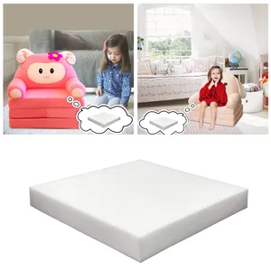 Pillow H Foldable Kids Sofa Backrest Armchair Sponge Filling Pad Children's Bed Liner Filler For