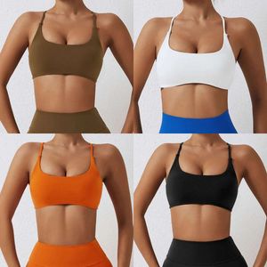 Ladies NCLAGEN Sports Bra Sexy Criss Cross Straps Back High Support Impact Yoga Underwear Running Fiess Gym Padded Bralette lette