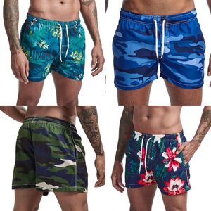 Herren Jockmail Printed Board Schnell trockener Strandschwimmstämme Männlicher Bikini Badini Badebekleidung Surfen Shorts Kurzer Kleidung