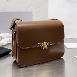 Designer torba nastolatka Klasyczna brązowa torba na siodło w torbie pojedyncze na ramię pod pachami damski mała kwadratowa torba tofu skórzana cowhide crossbody tkanina wydrukowana