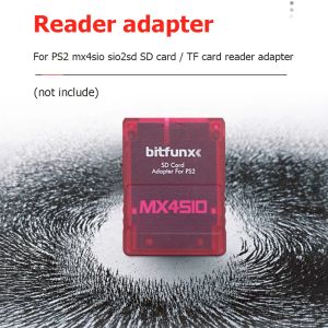 Cards Clear Cards Reader para PS2 MX4SIO SIO2SD Consoles seguros Digital TF Memory Program Game Cards Adapter Supplies