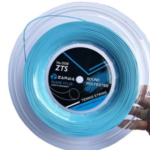 1 Big Reel Zarsia 4G Polyester Tennis Racket String 125mm Strings redondos lisos duráveis ZTS008 240411