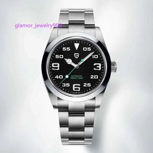 Masowe świetliste zegarki RLOLEX 40 mm Lord Air 116900 126900 114210 Men mechaniczna Wodoodporna Wodoodporna Blow Ruch 3130 3230 Wysoka jakość lodowana ramka