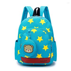 Stume da stoccaggio Star Star Stargarten School Nylon Backpack Nylon Backpack Boys per 1-3 anni Mochila Infant