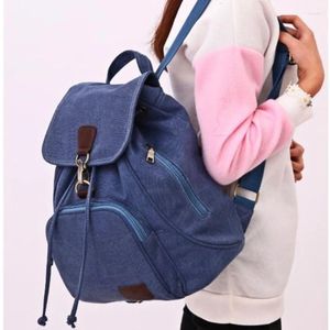 Shoulder Bags Retro Trendy Girls Outdoor Canvas Backpack Fashionable Leisure Travel Bag Large Capacity