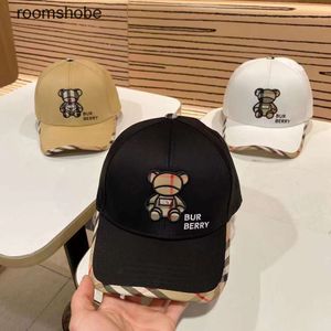 B Hat Baseball Cap Designer Hats Baseball Cap Burbries Hat Hat Authentic Style Hat Mens Классическая полосатая клетчатая бейсбольная шляпа Bur Hat Z28i