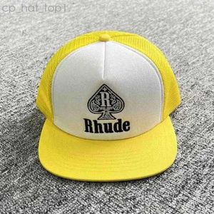 Unisex Rhude Collections Baseball Caps Outdoor Casual Truck Hat Justerbart par Cap Rhude Hat Rhude Hat Sunscreen Cap 1040