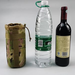 new 2024 1 pcs Tactical outdoor climbing water bottle bag waist storage water cup 2 liters with bagoutdoor climbing storage bagoutdoor