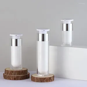 Butelki do przechowywania 15 ml balsamu akrylowego głowica bez powietrza pompa próżniowa podróż kosmetyczna esencja butelka pusta pielęgnacja skóry