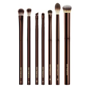 hourglass eye makeup brushes set Luxury Eyeshadow Blending Shaping Contouring Highlighting Smudge Brow Concealer Liner Cosmetics Brushes LL