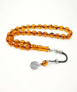 Insekten Rosenkranz 33 muslimische Armbänder Tasbih Eid Geschenk für Mann Islam Gebet Perlen Man039s Misbaha Islamische Armbänder MX1907198571302