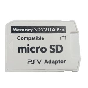 Schede SD2Vita versione 6.0 Adattatore scheda di memoria per PS Vita Henkaku 3.65 Microsecure Digital Memory Card Holder Accessori del gioco