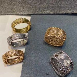 High-end Luxury Ring Fanjias new ring mens and womens wide narrow version paired with the rings heavy-duty that does not fade or prevent