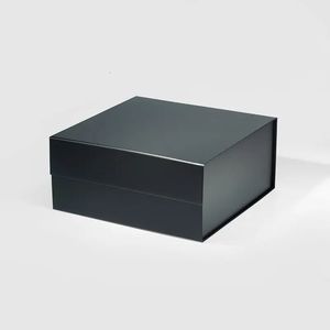 Geotobox 28x28x12,9 см |11x11x5.08in среднего квадрата на заказ магнитной закрытие подарки коробки для упаковки продукта 240416