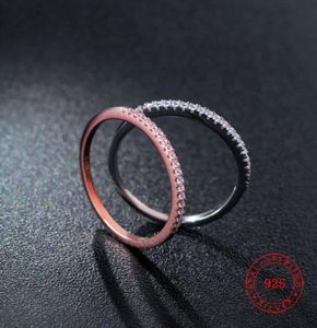 Hochwertig gestempelte S925 Sterling Silber Verlobungsring mit weißer Kubikzirkonia Wunderschöne Frauen Jewelly Yiwu Whole74347283130650