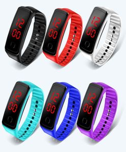 Sports Digital Watch Women mens Kids Children students Silicone Fashion Wristwatch Ladies Fitness LED Braclet Wristband Clock9353621