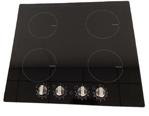 Apparecchio da cucina personalizzato di alta qualità Black Glass 4 Burner Electric Induzione Electric Cooker cottura al piano cottura