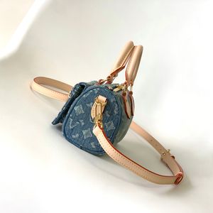 Дизайнерская сумка Crossbody Canvas Totes женская джинсовая джинсовая мини -мешок для кросс -кусоч