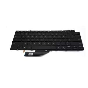 Tastiera di retroilluminazione laptop Laptop US per Dell XPS 13 7390 Black Color 2-in-1