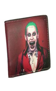 Suicide Squad Wallet The Joker Quinn och Bat Man Anime Comics Bifold Men Women Plånböcker med korthållare Purse Billeteras1395360