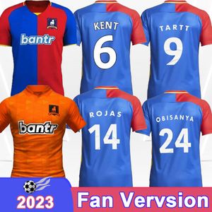 2023 Ричмонд Мужские футбольные майки Kent Home Bule Away Orange Football Рубашки с коротким рукавом для взрослых