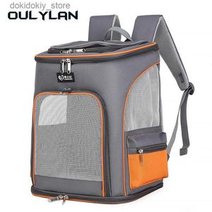 Cat Carriers Crates Houses Oulylan Portable Mesh Cat Ba Breathable Pet Do Backpack Lare Capacity Cat Carryin Ba Portable Outdoor Travel Pet Carrier L49