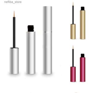 Mascara 5 ml aluminium eyeliner rör 4 ml tom mascara flaska guld blacktravel kosmetika pack container l410