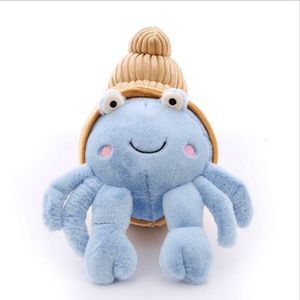 Occhi morbidi personalizzabili Animale imbottito Adorabile Bambola peluche di granchio eremita personalizza peluche giocattolo