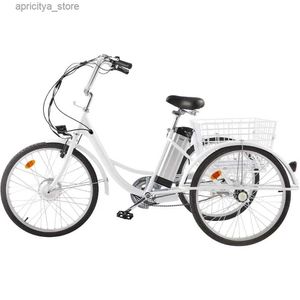 자전거 바스켓 36V 로브 배터리 250W 브러시 스스 모터 3 휠 ectric bicyc 성인 L48