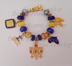 Sigma Gamma Rho Rororidade Charm Bracelets SGR BEAD 1922 SHIELD CHILHEM JOIXAS BRACELETE VINTAGE BANGLE DIRETO PRESENTE DE NATAL1307039