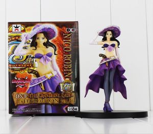 Cartoon Anime 15th Anniversary One Piece Grandline Lady Nico Robin Ação Figura Modelo de Toy PVC Doll com Box7841005
