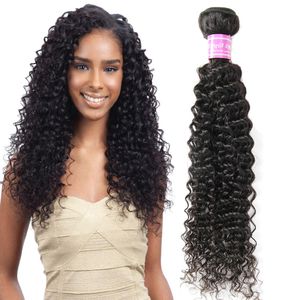 On s Brazilian Human Hair Weaves Unprocessed Natural Black Kinky Curly Malaysian Cambodian Mongolian Indian Peruvian Human Hai7303020