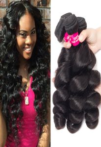 8A brasiliansk rak kroppsvåg lös Waave kinky Curly Deep Wave Human Hair 100 Obearbetade brasilianska peruanska malaysiska mänskliga H7272498